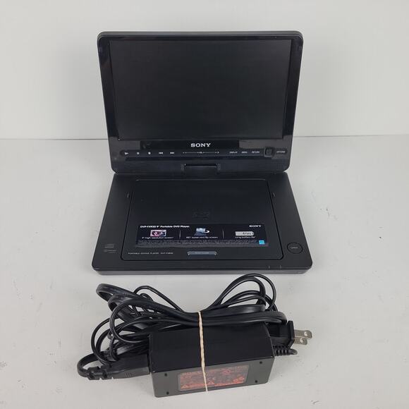 Sony DVP-FX930 Portable DVD Player 9" 180 Rotation w/ AC Adapter - Picture 1 of 6